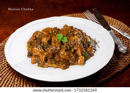 Mutton Chukka  - Traditional food