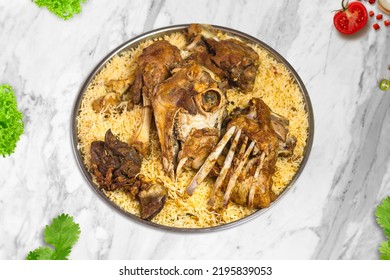 Mutton Goat Mandi Arabic Rice Stock Photo 2195839053 | Shutterstock