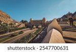 Muttrah, Oman, View of the old gate to the old town of Muscat