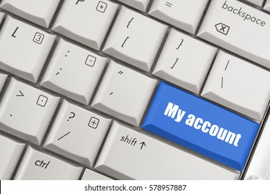 My Account Button On Laptop Keyboard 
