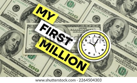 My First Million is shown using a text