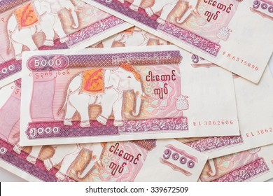 Myanmar Kyat Banknote