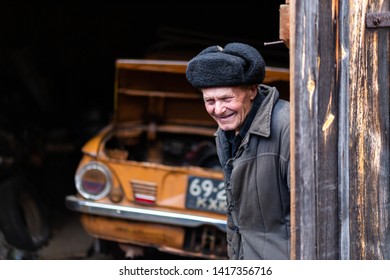 Mykhial, An Elderly Gentleman That Refused To Leave Pripyat, Chernobyl (now Deceased) - April 14th 2015