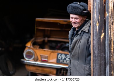 Mykhial, An Elderly Gentleman That Refused To Leave Pripyat, Chernobyl (now Deceased) - April 14th 2015