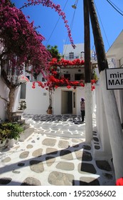 Mykonos Island, Greece:22 May 2017: Mykonos, A Greek Island, Known As The 