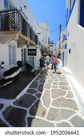 Mykonos Island, Greece:22 May 2017: Mykonos, A Greek Island, Known As The 