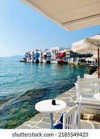 Mykonos Little Venice Restaurant View