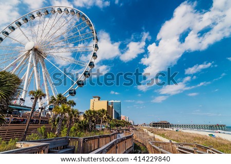 Myrtle Beach, South Carolina, USA city skyline