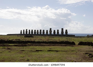 Mysterious monuments of Easter Island