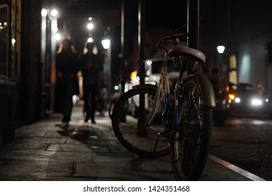 Mysterious Night Time City Scape  