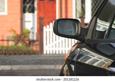 Mysterious Vehicle Parked Outside A Home