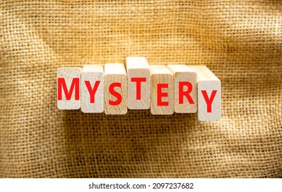 Mystery Symbol Concept Word Mystery On Stock Photo 2097237682 ...