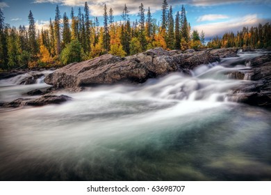 Mystic River In Lapland