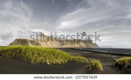 Mystical atmosphere at Vestrahorn, Iceland