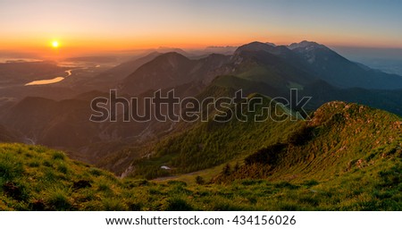 Bergnebel Umwelt Natur