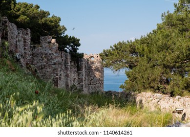 Mytilene Castle At The North Aegean Island Of Lesvos, Greece