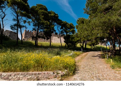 Mytilene Castle At The North Aegean Island Of Lesvos, Greece