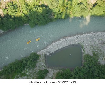 Mzymta River, River In The Gorge