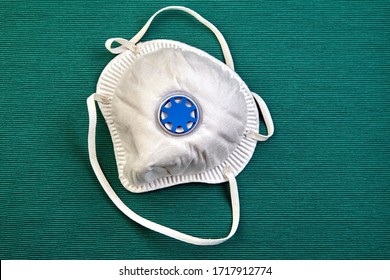 N95 Respirator And Surgical Mask Or Facemask Is Used As Personal Protective Equipment Against Coronavirus Disease Or COVID-19 Used To Protect Wearer From Airborne Particles Contaminating The Face.