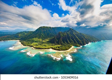 Na Pali Coast, Kauai  - Shutterstock ID 1053409016