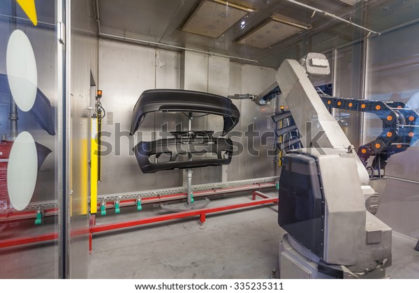 Naberezhnye Chelny, Tatarstan,\
Russia - March 19: Car Assembly Line in Automobile Factory SOLLERS\
in Automobile Plant KAMAZ, on March 19, 2009 in Naberezhnye\
Chelny