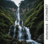 Nachi Falls, located in Wakayama Prefecture, Japan, is one of the country