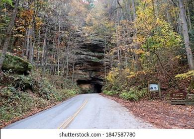 Nada Tunnel in the Red River Gorge, Kentucky.