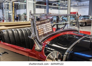 Nadarzyn, Poland, May 13, 2017 Warsaw Oldtimer Show: Chrysler CM6 Roadster 1931, glossy and shiny old classic retro car - Shutterstock ID 669449122