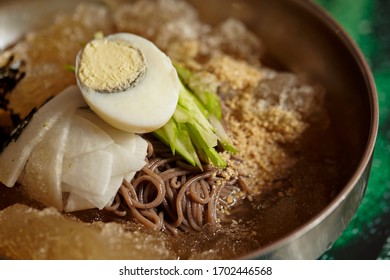 Naengmyeon, Korean Cold Noodle Dish 