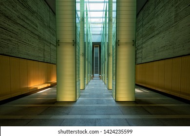 Nagasaki , Japan - April 15 , 2019 :  Peace Memorial Hall For The Atomic Bomb Victims In Nagasaki.