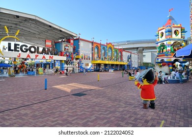 Nagoya, Aichi, Japan - Oct 03 2021: Main Entrance Gate To Legoland Japan.