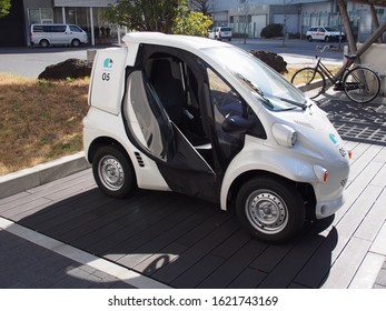 Nagoya, Aichi/Japan - 2020.01.21 : E-mo Share Project Car (Nagoya University)