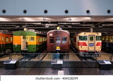 NAGOYA ,JAPAN - 4 APR, 2016 : The Museum Of Old Train In Railway Museum Of SCMaglev And Railway Park