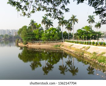 Nagpur, Maharashtra/India - April 5  2019 : Gandhi Sagar Lake Garden