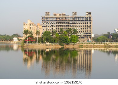 Nagpur, Maharashtra/India - April 5  2019 : Gandhi Sagar Lake