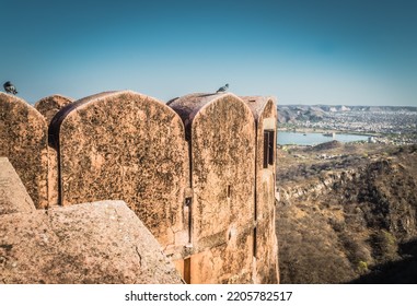 At The Nahargarh Fort Of Jaipur