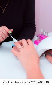 Nail Artist Designer Hands 
Beauty Salon