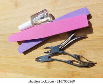 Nail Clippers  And Clear Nail Polish