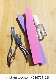 Nail Clippers And Clear Nail Polish