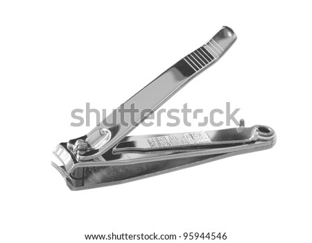 Nail clippers isolated on white background Foto d'archivio © 