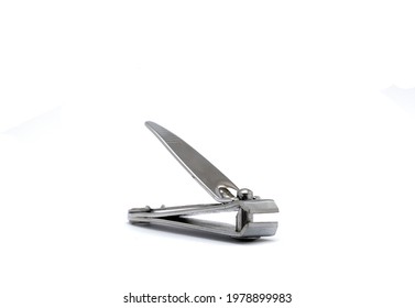 Nail, Cuticle Clipper Isolated On White Background