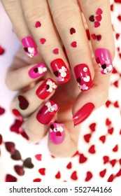 Crystal Nail Design Images Stock Photos Vectors Shutterstock