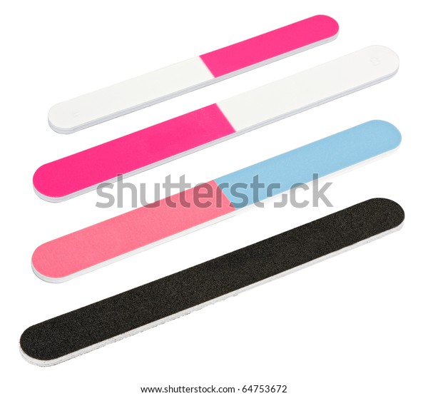 Nail Emery Board Collection Isolated On Stock Photo 64753672 | Shutterstock