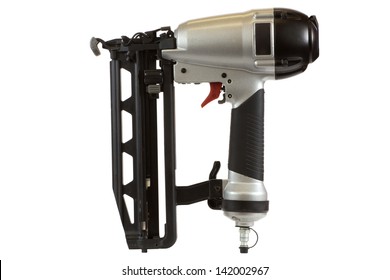 Nail Gun Isolated On A White Background.