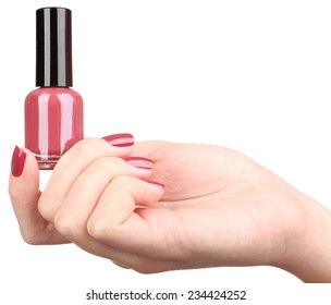 Nail Polish In Hand, Close-up