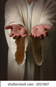 The Nail Scared Hands Of Jesus