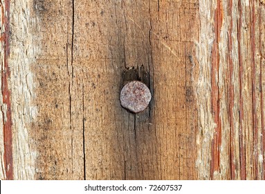 nail in wood