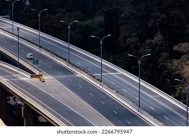Nairobi Expressway is a 27 kilometers toll road in Kenya, connecting Jomo Kenyatta International Airport to Nairobi's Westlands area, that has been constructed under a public-private partnership betwe