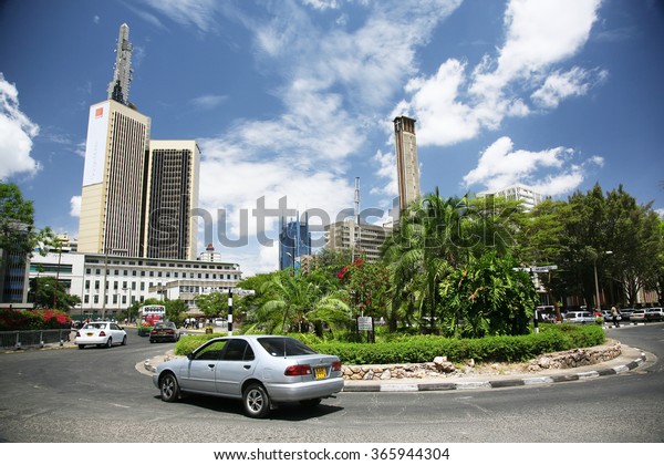 NAIROBI, KENYA, FEBRUARY, 2009: Nairobi, the\
capital city of Kenya.\
Africa.