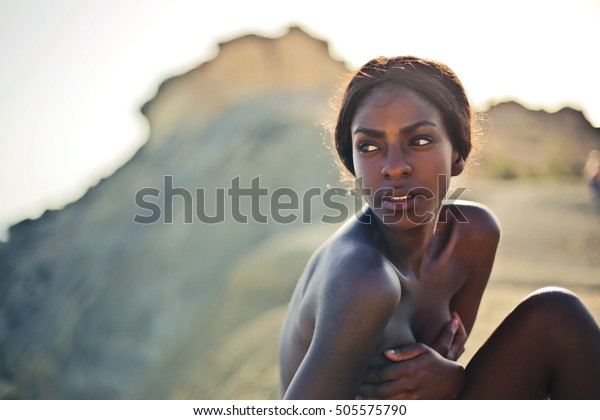 Naked Black Woman
